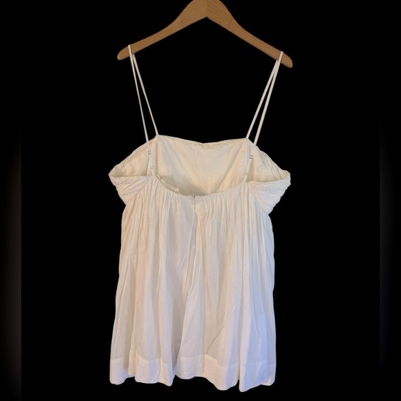 Anthropologie Forever That Girl Mini Dress Size XL White Spaghetti Straps Flowy - Picture 5 of 15